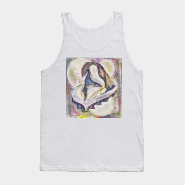 Abstract Madonna Profile Tank Top by designbymario